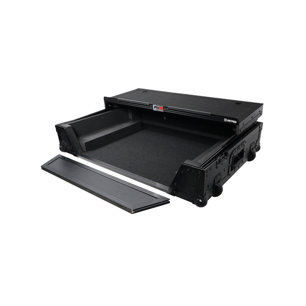ProX ATA Flight Case for Denon PRIME 4 MK2 with Laptop Shelf & Wheels