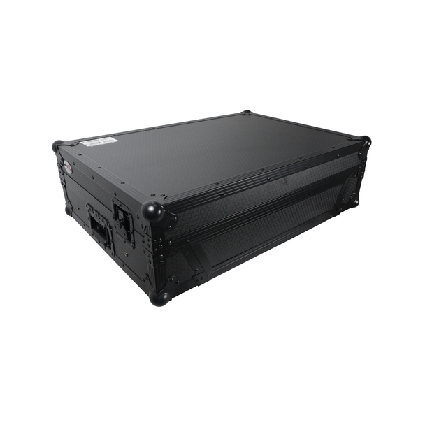 ProX ATA Flight Case for Denon PRIME 4 MK2 with Laptop Shelf & Wheels