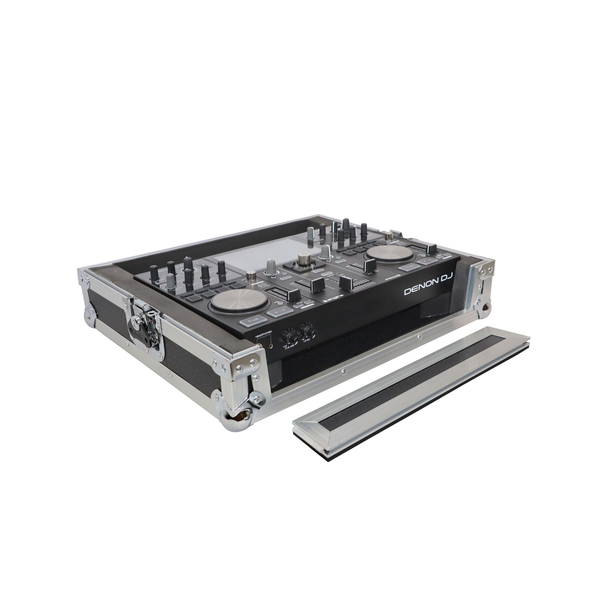 ProX X-PRIMEGO ATA Flight Case for Denon DJ Prime Go Controller – Silver/Black 