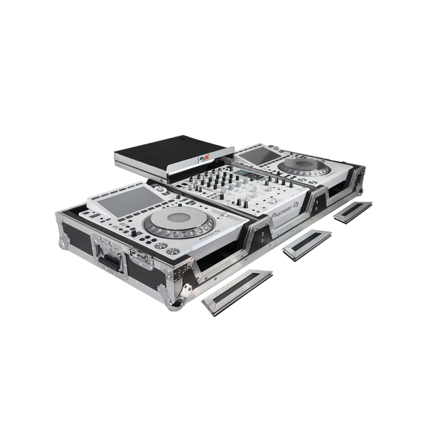 ProX Flight Case for DJM-900NXS2 & 2 CDJ-3000 with Laptop Shelf