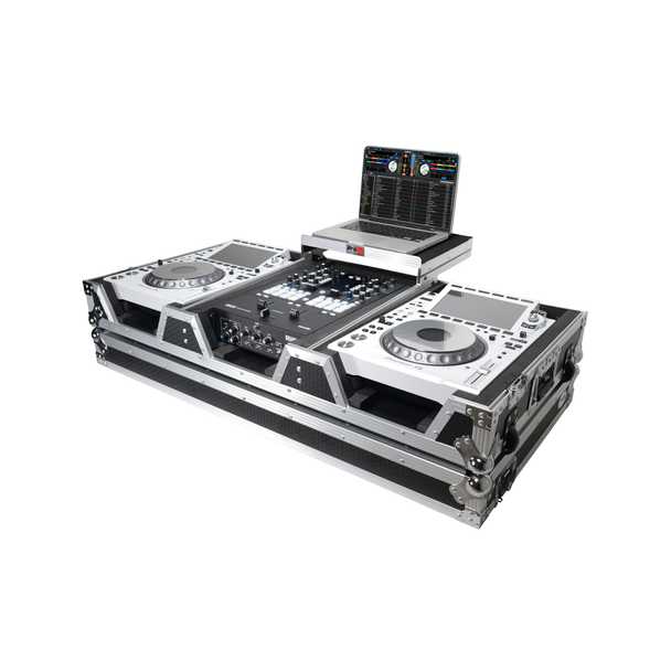ProX Flight Case for DJM-900NXS2 & 2 CDJ-3000 with Laptop Shelf