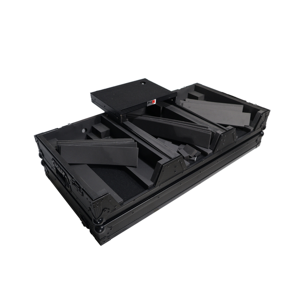 ProX DJ Coffin Case for 2× CDJ-3000 & DJM-900NXS2 with Laptop Shelf