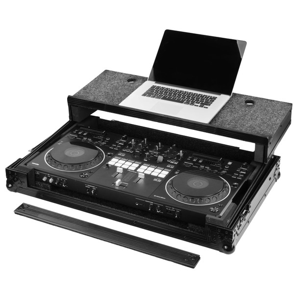 Odyssey DDJ-REV5 Road Case with Wheels & Glide Laptop Platform - Black 
