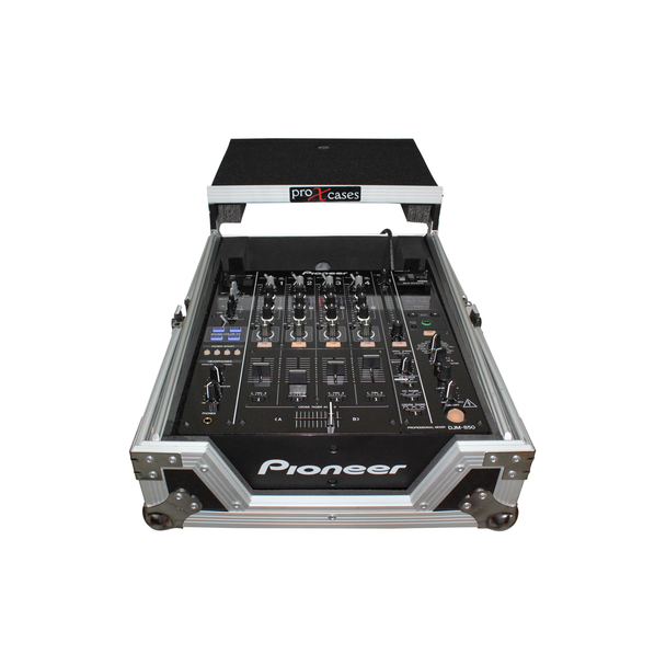 ProX XS-M12LT Flight Case with Glide Laptop Shelf for 12" DJ Mixers