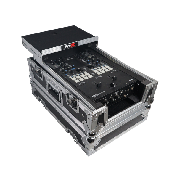 ProX XS-M11LT Flight Case with Laptop Shelf for DJM-S11 & RANE Mixers