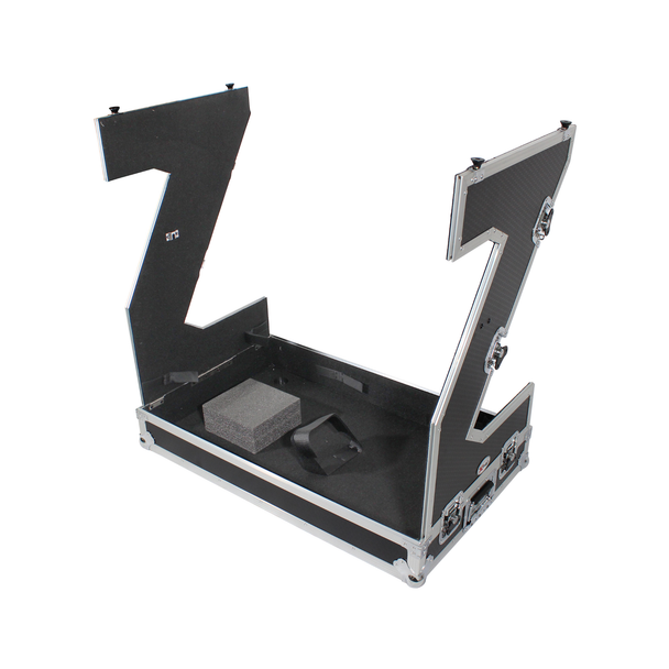 ProX XS-ZTABLEJR Folding DJ Z-Table Jr Workstation with Wheels