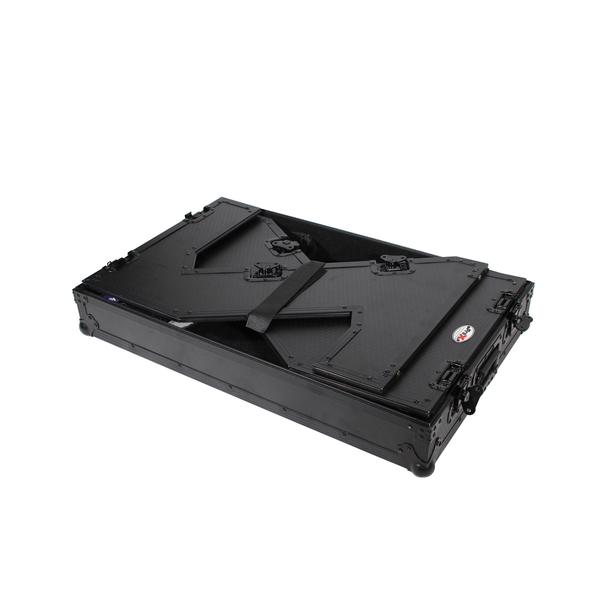 ProX XS-ZTABLEBLJR Z-Table Jr Folding DJ Workstation with Wheels