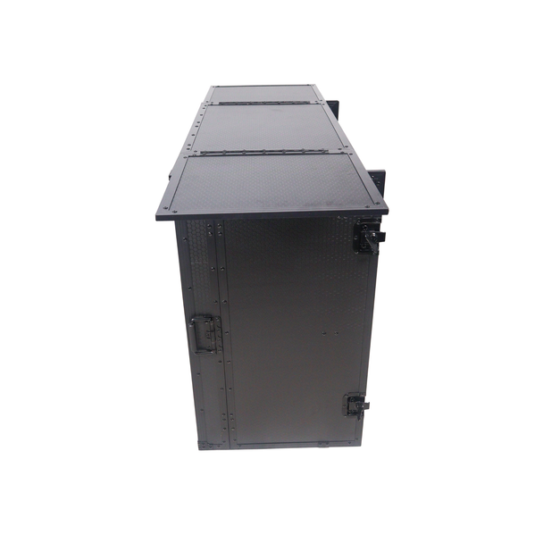 ProX XS-DJSTNBL Transformer Folding DJ Table Workstation with Wheels