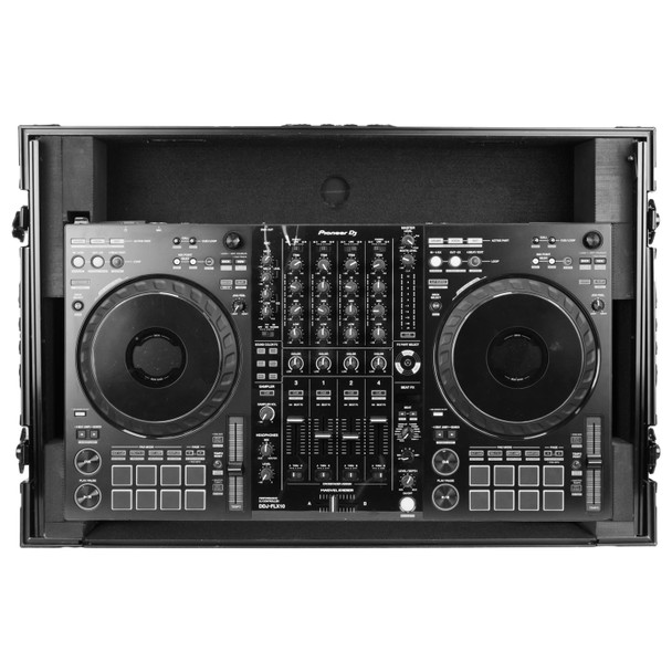 Odyssey DDJ-FLX10 Black Label 1U Flight Case with Wheels & Laptop Platform