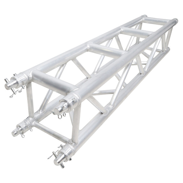 Aluminum triangular truss section for stage lighting, DJ rigs, and event structures