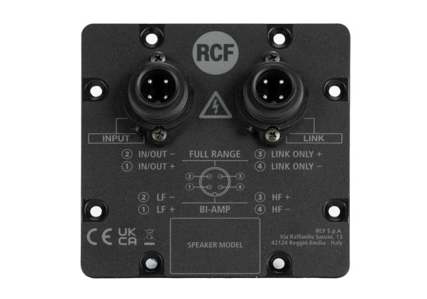 RCF Amphenol I/O Option Panel for Compact Media Series 