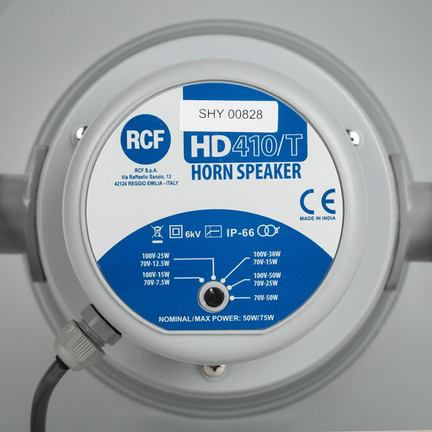 RCF Passive 70/100V 50W RoundPaging Horn (IP 66)