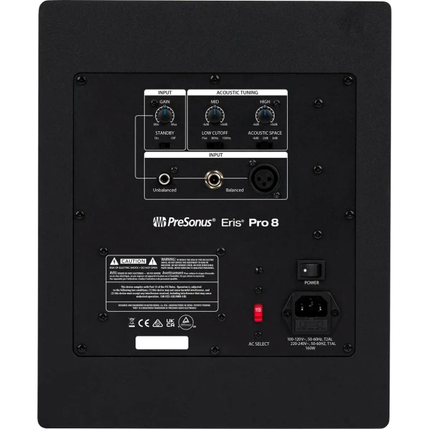 PreSonus Eris Pro 8 8-inch Powered Studio Monitor