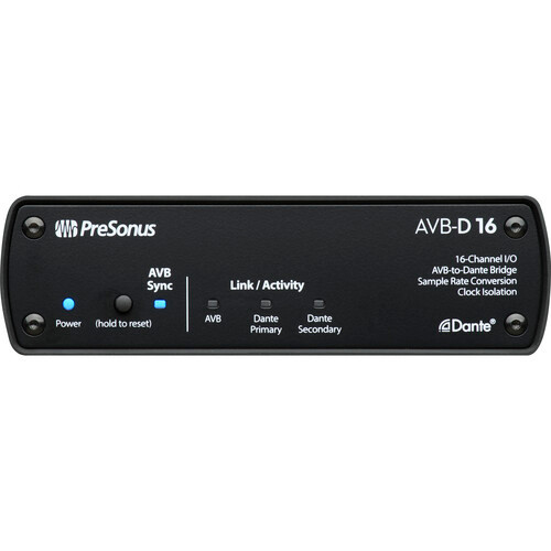 PreSonus AVB-D16 16-ch I/O AVB to Dante Bridge