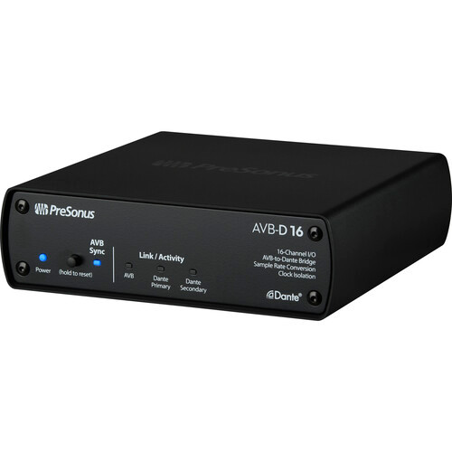 PreSonus AVB-D16 16-ch I/O AVB to Dante Bridge