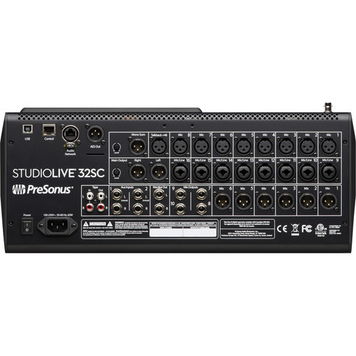 PreSonus StudioLive 32SC Series III S 32-Channel Subcompact Digital Mixer 