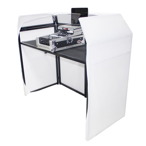 ProX Mesa MK2 DJ Facade Table Station w/ Carry Bag