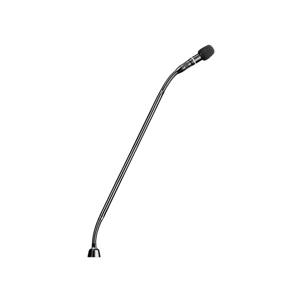 Shure MX415RLPDF/S 15" Dual-Flexible Supercardioid Gooseneck Microphone Less Preamplifier with Red LED Ring