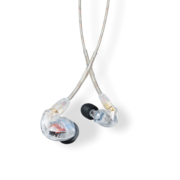 Shure SE425-CL Sound Isolating Dual Driver Earphone with Detachable Cable and Formable Wire Clear