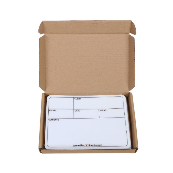 ProX Plastic Tour Case Label Self Adhesive 5"x7" Sticker - Set of 12 Large 