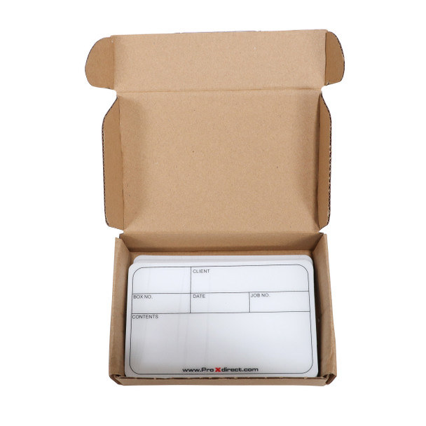 ProX 12 Pack of Medium-Sized Multipurpose Labels for Flight Cases 