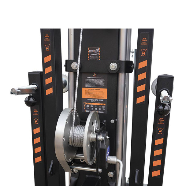ProX FANTEK Spain Compact Front Loading Lifting Line Array Systems Tower 992 lbs Cap Max Height 26 Ft. Incl Line Array Adapter