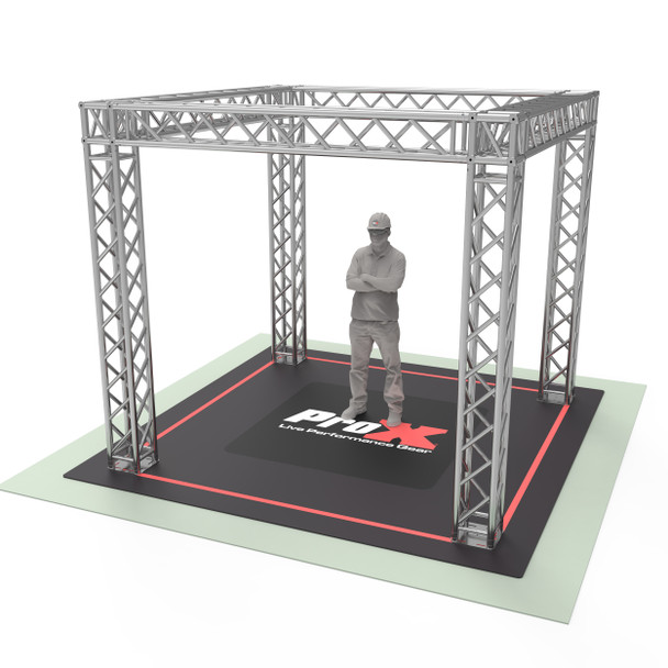 Professional Aluminum Truss Trade Show Display Booth for Exhibitions, Pop-Up Shops, Corporate Events, and Live Productions