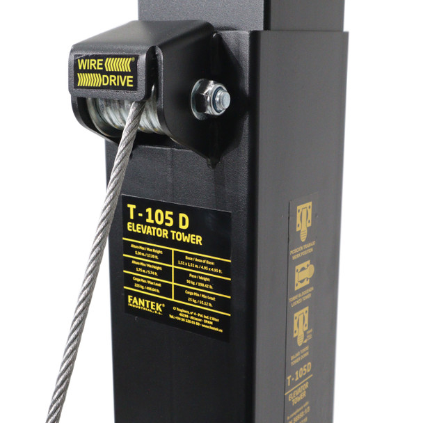ProX Top Loading Lifting tower - Capacity 496 lbs Max Height 17 Ft. - Made in Spain by Fantek