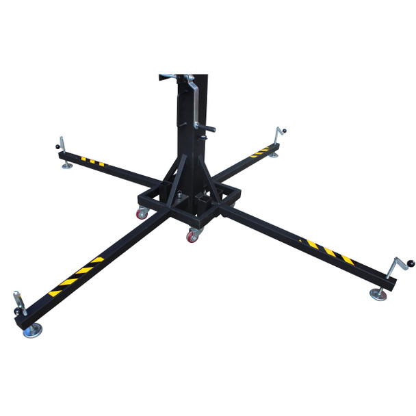 ProX XT-CRANK22FT-400 Heavy Duty 22 Ft. High Truss Crank Lighting Stand 400 Lbs. Capacity Includes T-Adapter Truss Mount