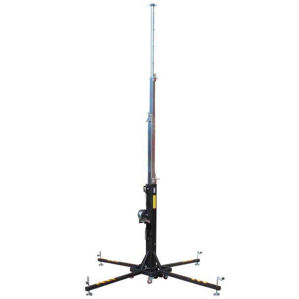 ProX XT-CRANK22FT-400 Heavy Duty 22 Ft. High Truss Crank Lighting Stand 400 Lbs. Capacity Includes T-Adapter Truss Mount
