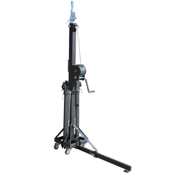 ProX 18 Ft. Lighting Crank Truss Stand 330 Lbs.Capacity Includes T-Adapter Truss Mount