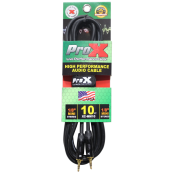 ProX XC-MM10 3.5mm Auxiliary Audio Cable with Superior Signal Transfer for Studio, DJ, and Consumer Audio Systems