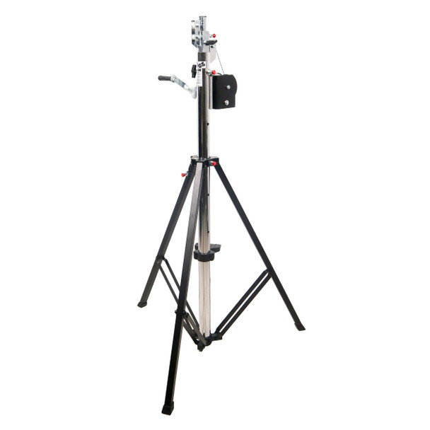 ProX 14 Ft. Heavy-duty Lighting Crank Stand for Lifting Truss 220 lbs Capacity Incl 5 Ft. T-Bar