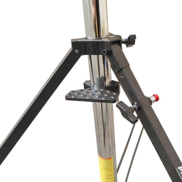 ProX 14 Ft. Heavy-duty Lighting Crank Stand for Lifting Truss 220 lbs Capacity Incl 5 Ft. T-Bar