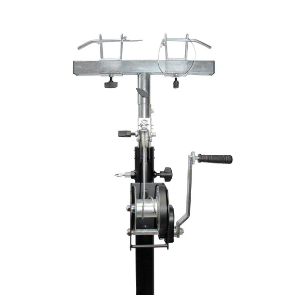 ProX 14 Ft. Heavy-duty Lighting Crank Truss Stage Stand Includes T-Adapter Truss Mount 200 lbs Capacity