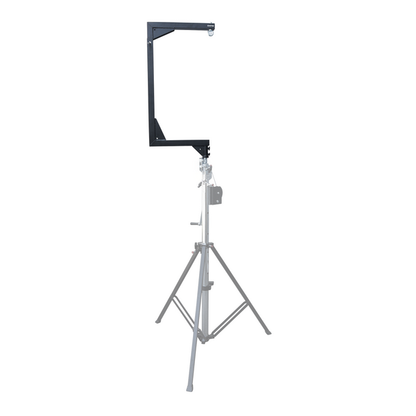 ProX Telescopic C-Shape Bar Support mount fits Crank Stand Lifter for Small Line Array Speakers Max Load 150 lbs