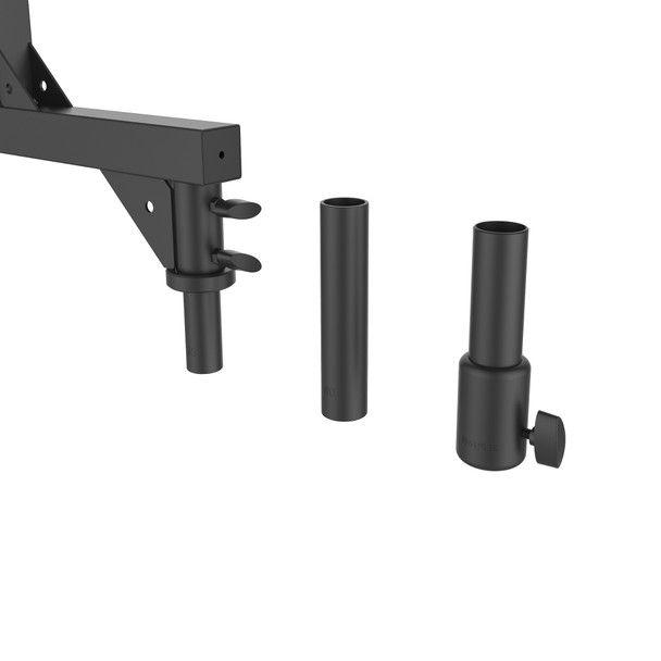 ProX Telescopic C-Shape Support for Small Line Array Speakers Max Load Incl XT-CRANK14FT220 crank stand