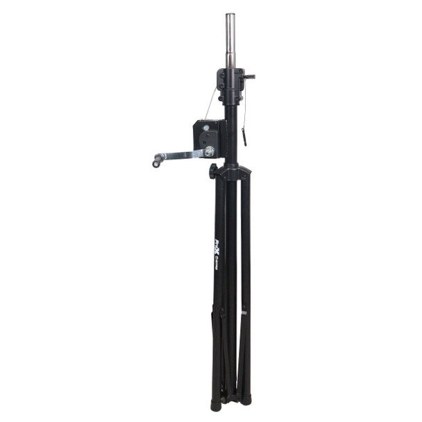 ProX Set of (2) 8.5 Ft. Crank Stands with T-Bars Supports Triangle Truss Segments for Stage and DJ Lighting