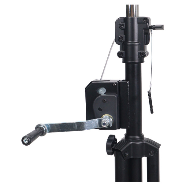 ProX Set of (2) 8.5 Ft. Crank Stands with T-Bars Supports Triangle Truss Segments for Stage and DJ Lighting