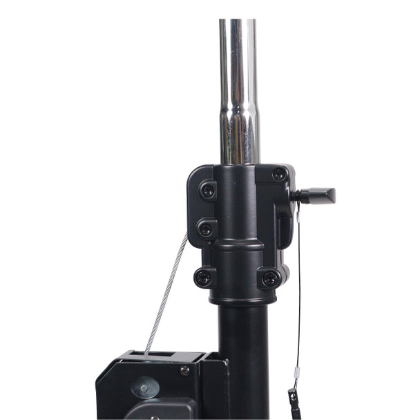 ProX Set of (2) 8.5 Ft. Crank Stands with T-Bars Supports Triangle Truss Segments for Stage and DJ Lighting