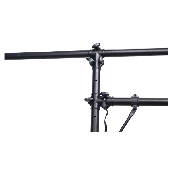 ProX Height Adjustable DJ Lighting Stand with (2) Side Bars " adjusts up to 12 Ft. Height