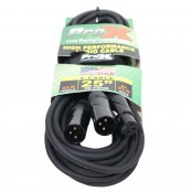 ProX XC-YXF25 25ft XLR Y-Cable Featuring Oxygen Free Copper Conductors, Gold and Silver Plated Connectors, and Tour Grade Construction
