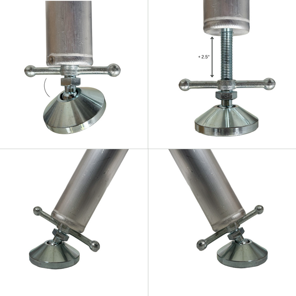 ProX Adjustable Stage Leg 16-24" P/4 - Fits XSQ / XSU Stage Series