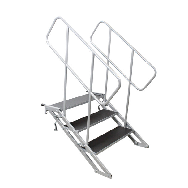 ProX Adjustable & Foldable 3 Step 24" (22"-26") Incl. Railing 