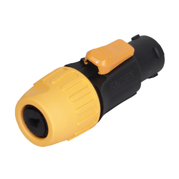 ProX XC-SAC3FX IP65-rated True Power Female connector for secure AC power connections in live event applications