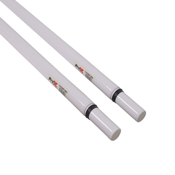 ProX Set of 2 Atlas Telescoping Poles White 56" "96" Adjustable Height