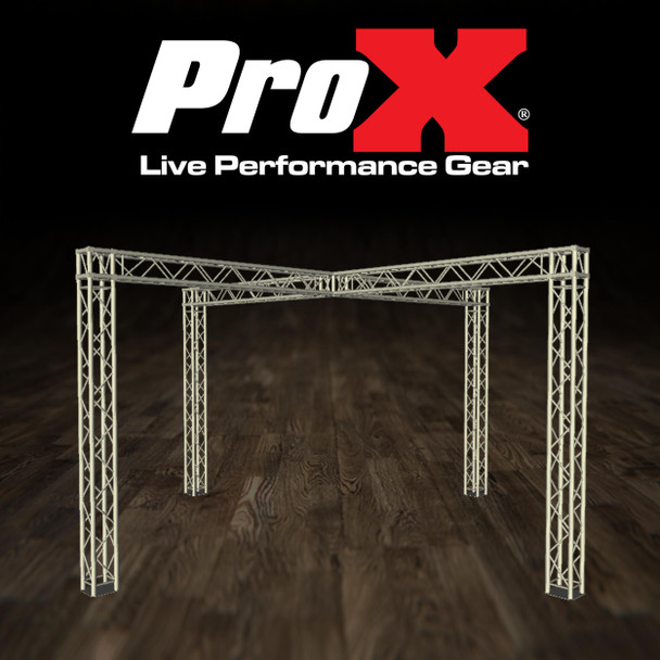 ProX professional trade show booth truss system for exhibitions, event branding, DJ booths, pop-up shops, conferences, and marketing displays