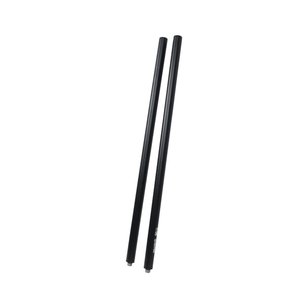 ProX 36" Set of 2 Speaker Extension Poles with M20 Thread and 1-3/8 in. Adapter " Black, 200 lb Capacity