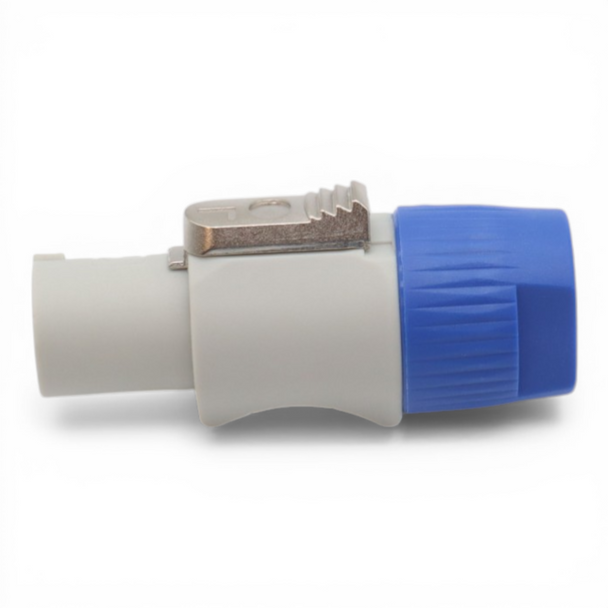 ProX XC-PWC-GRAY Power Out locking 3-pole AC connector with gray housing for professional lighting and AV applications