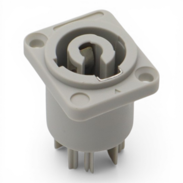 ProX Power Connection compatible gray chassis connector featuring secure locking power output receptacle